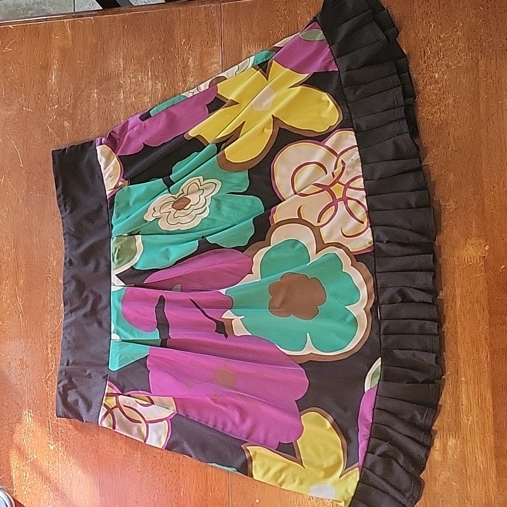 Jonathan Martin, size large, floral print skirt